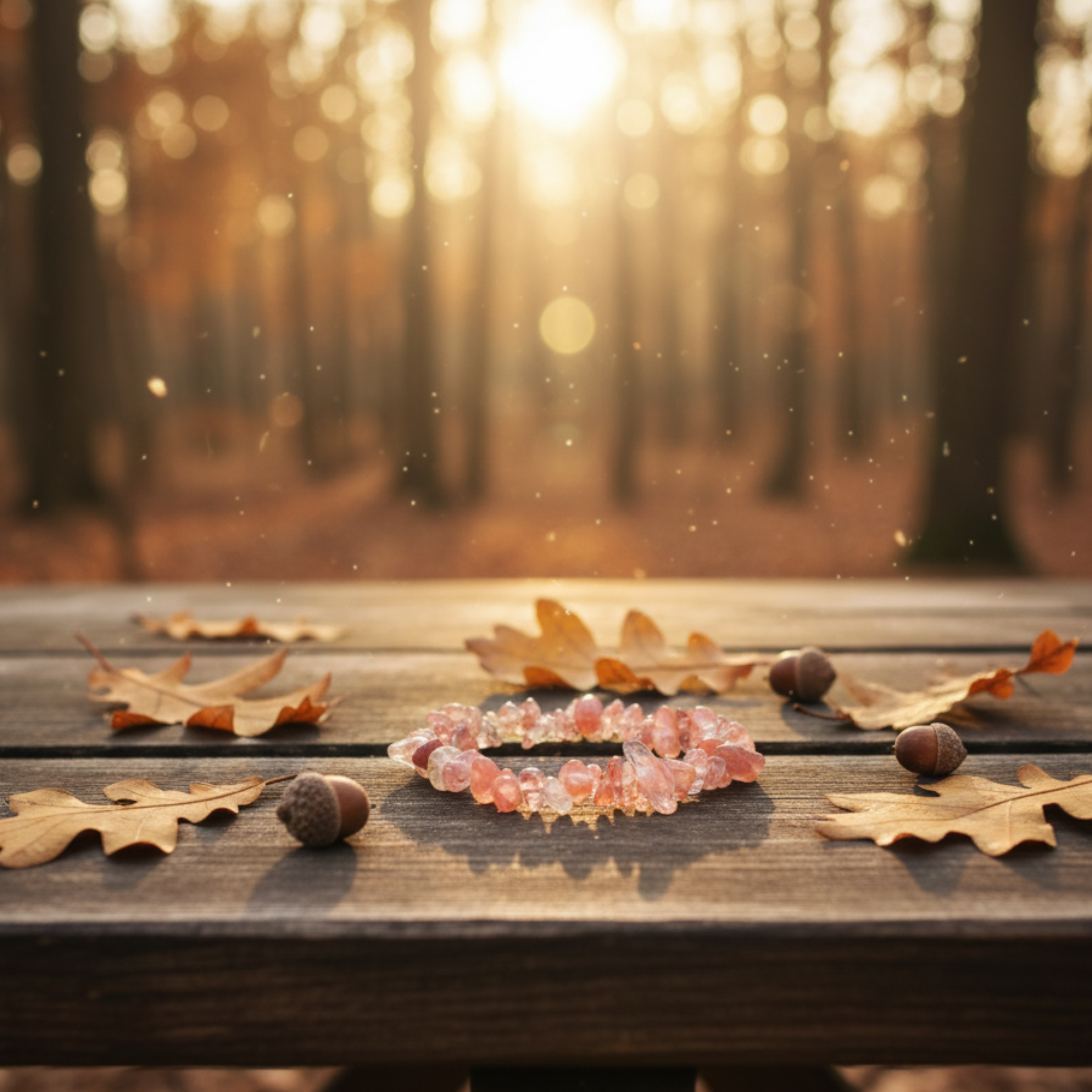 Bransoletka z kwarcu arbuzowego Bransoletka z kwarcu arbuzowego – kamień miłości, radości i emocjonalnej równowagi