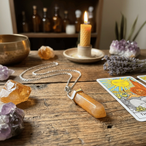 Wisiorek z czerwonego awenturynu