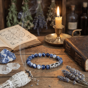 Bransoletka antyczna z sodalitu