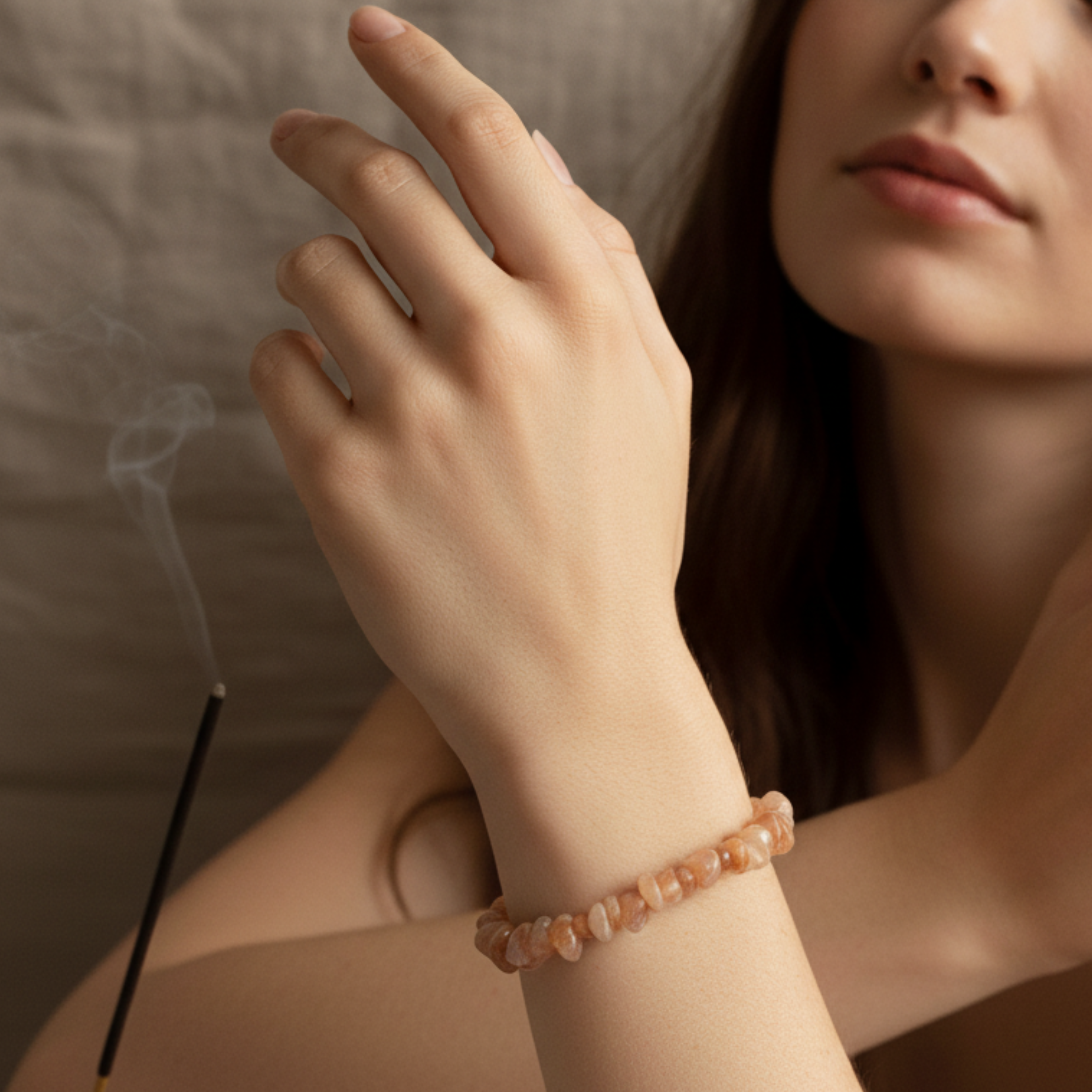 Bransoletka z kamienia słonecznego Bransoletka z kamienia słonecznego – kamień radości, energii i pewności siebie