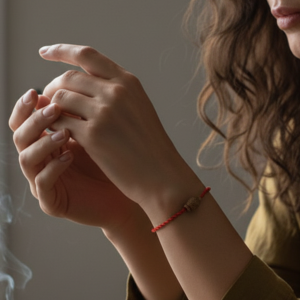 Czerwona nitka z dzbankiem – amulet obfitości, ochrony i szczęścia