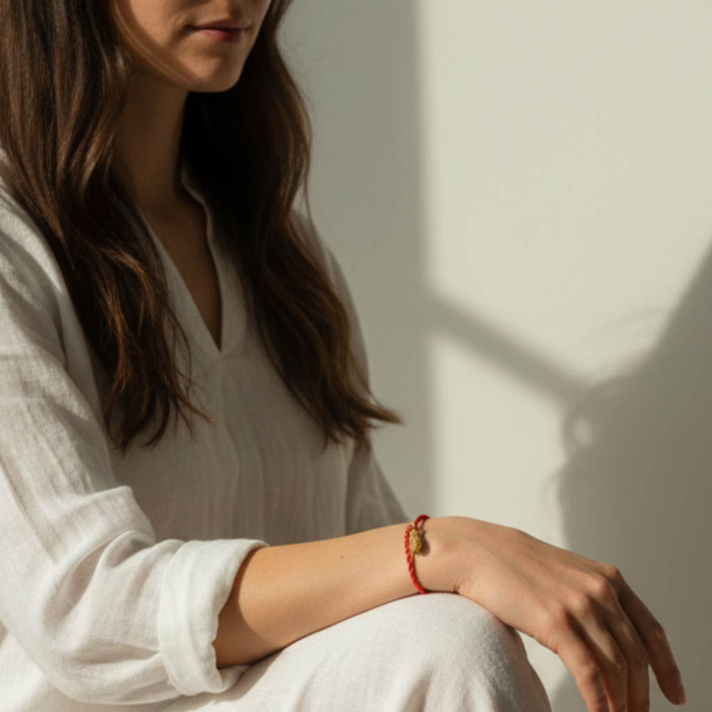 Czerwona nitka z orzeszkiem – amulet dobrobytu, ochrony i szczęścia