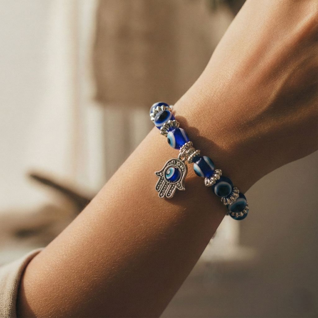 Bransoletka z okiem proroka – silny amulet ochronny przed negatywną energią i złym okiem