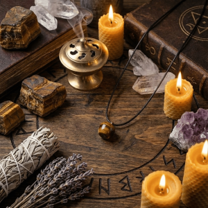 Wisiorek z tygrysiego oka w kształcie jabłka