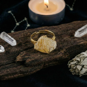 Pierścionek z cytrynem