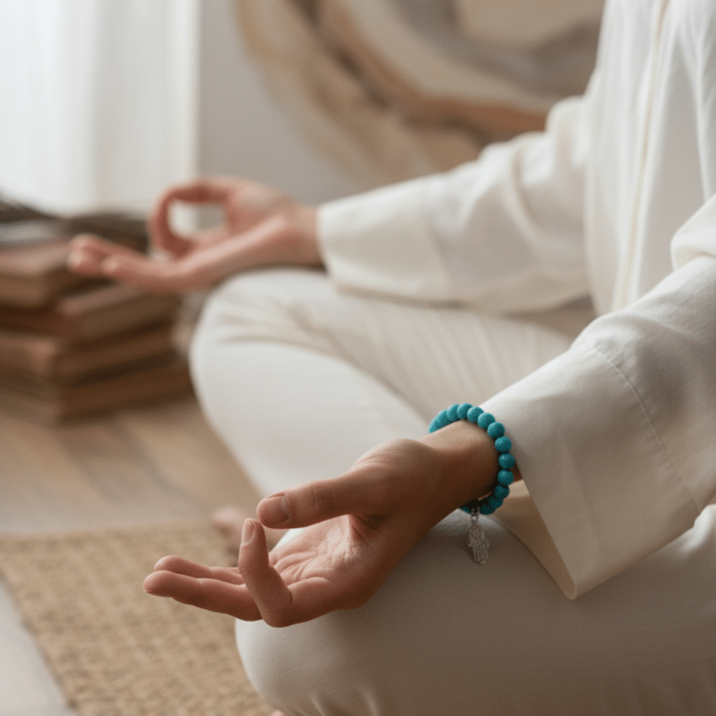 Bransoletka z dłonią Fatimy Hamsa – amulet ochronny przed złym okiem i negatywną energią