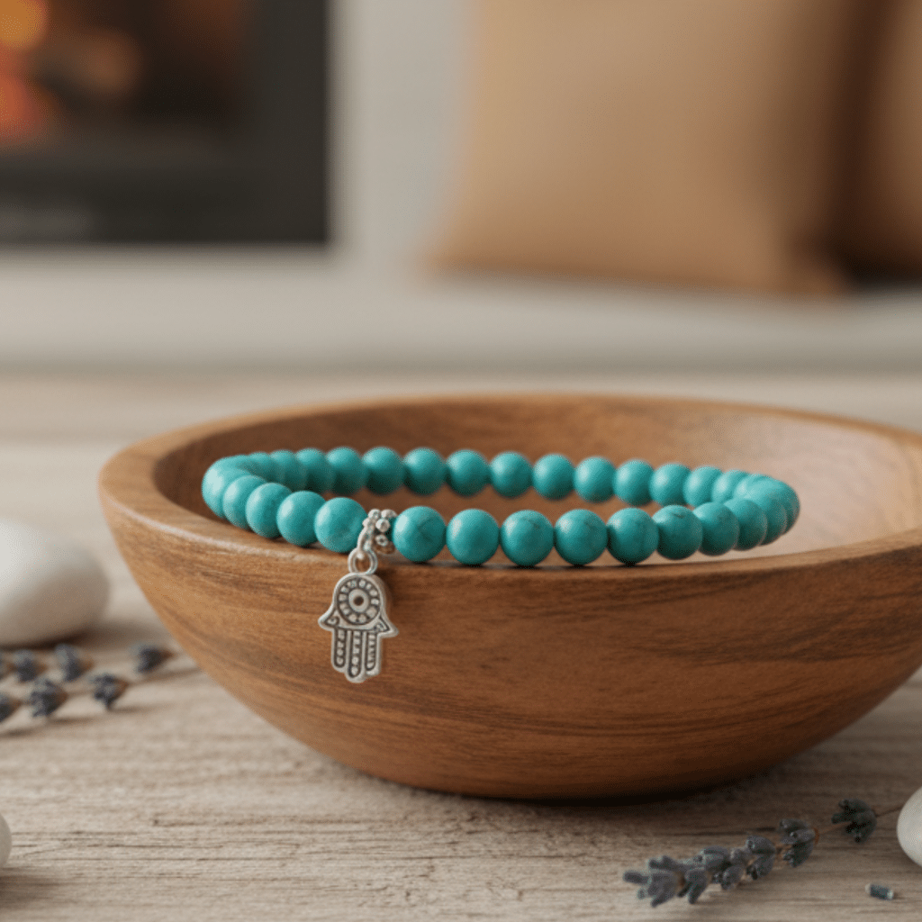 Bransoletka z dłonią Fatimy Hamsa – amulet ochronny przed złym okiem i negatywną energią