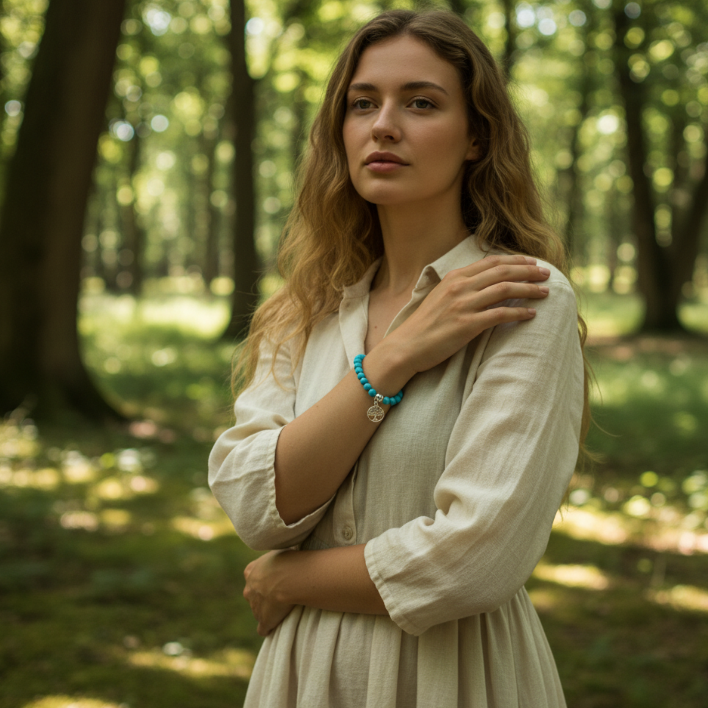 Bransoletka (amulet) z drzewem życia Bransoletka z drzewem życia – symbol siły, wzrostu i harmonii