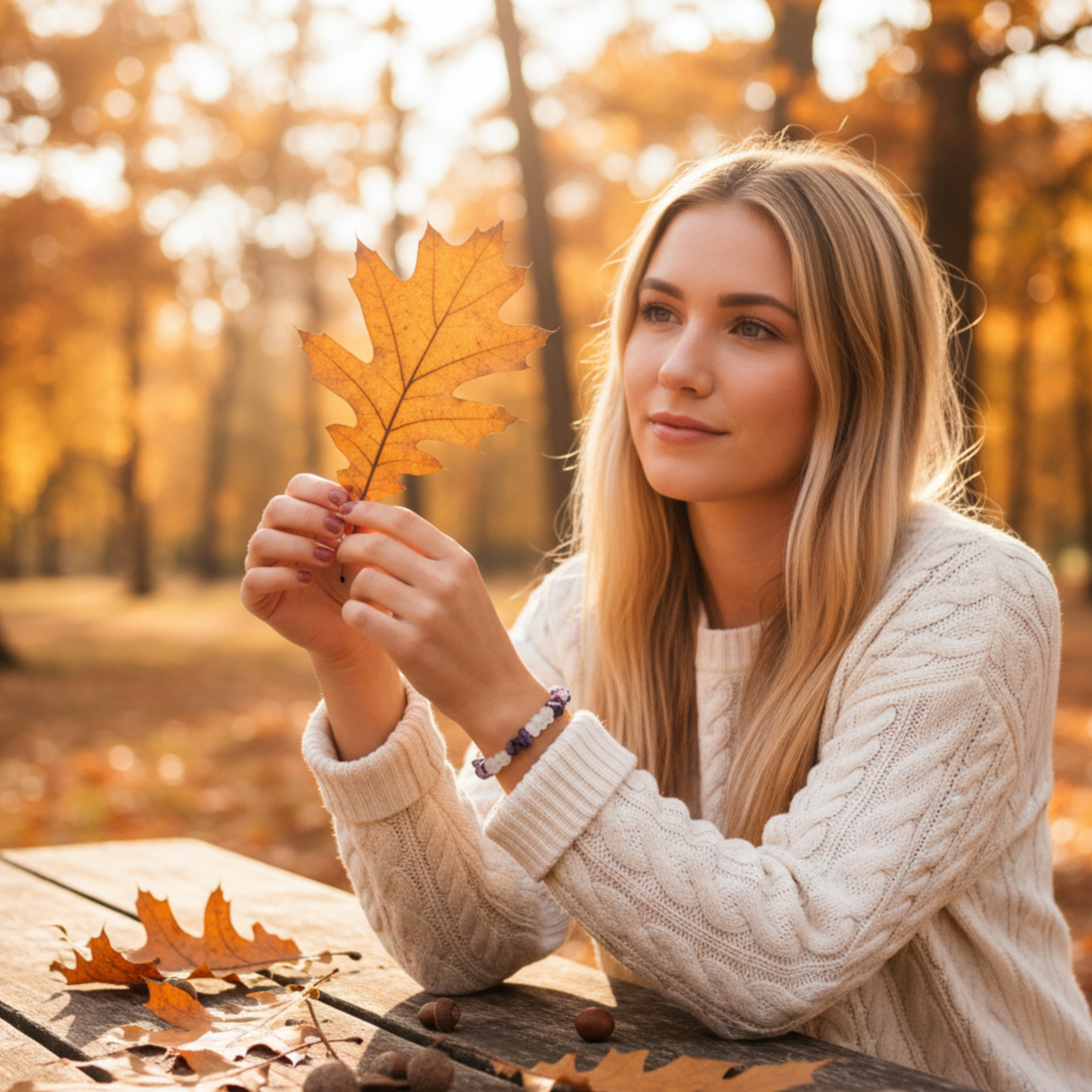 Bransoletka z kryształu górskiego i ametystu(2) Bransoletka z kryształu górskiego i ametystu – kamienie spokoju, ochrony i duchowej harmonii