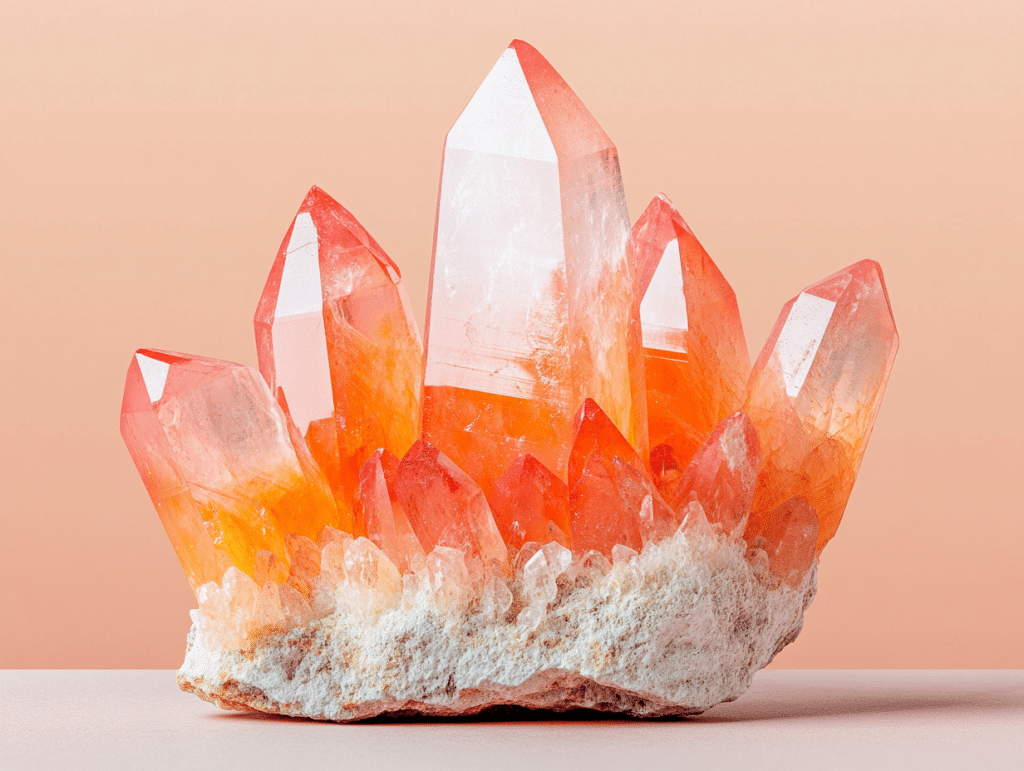 Aragonit pomarańczowy