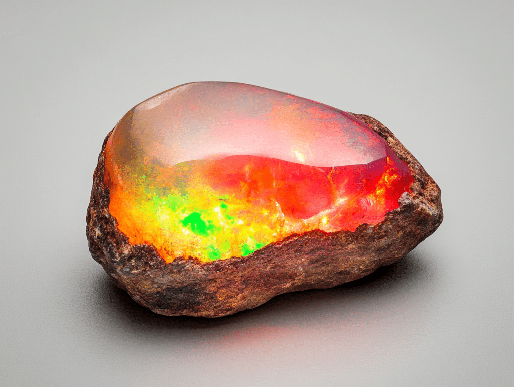 Opal etiopski (w pomarańczowym odcieniu)