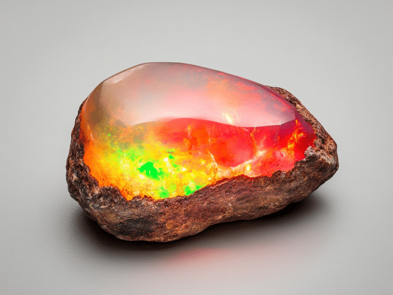 Opal etiopski (w pomarańczowym odcieniu)
