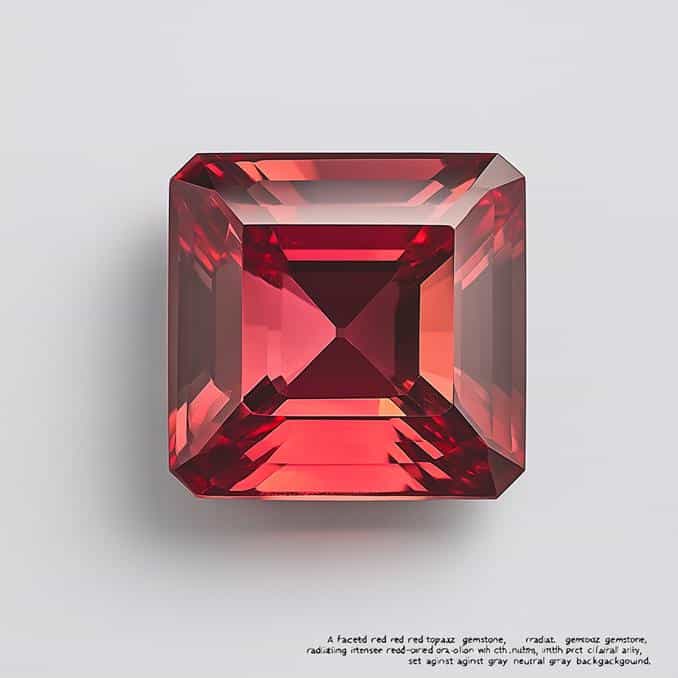 Czerwony topaz