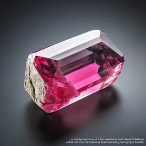 Czerwony turmalin (Rubellit)