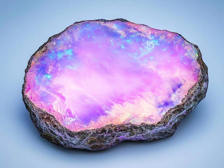 Fioletowy opal