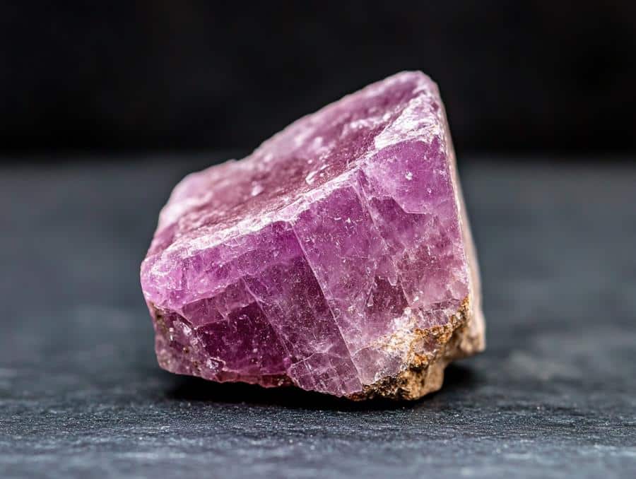 Lepidolit (w odcieniach różu i fioletu)