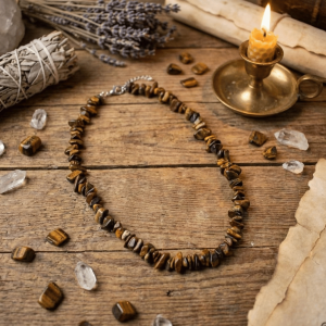 Naszyjnik z tygrysiego oka