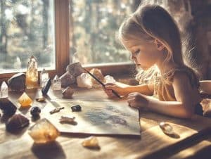 Kamienie wspierające kreatywność dzieci i chroniące przed złym urokiem