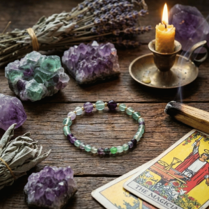 Bransoletka z fluorytu