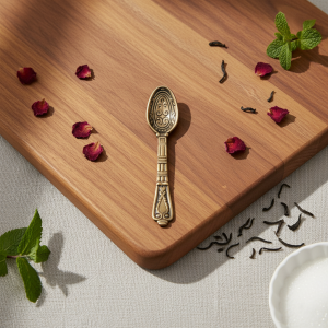 Złota łyżeczka rytualna