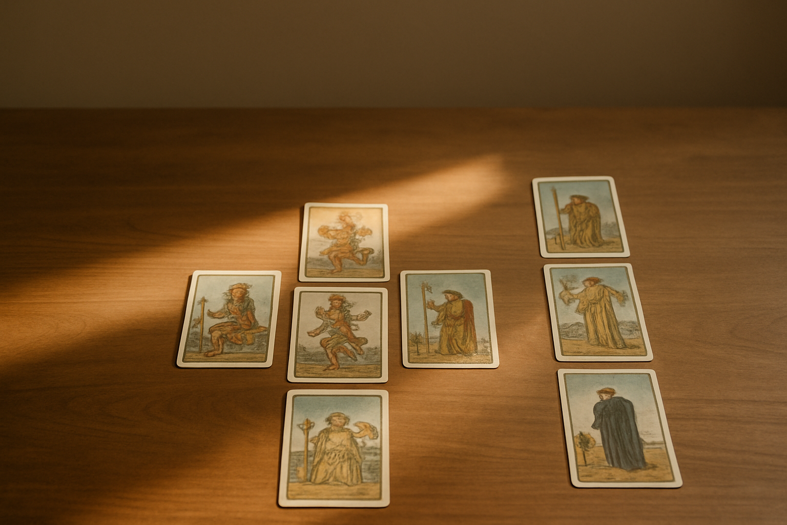 Krzyż Celtycki Tarot — rozkład kart krok po kroku